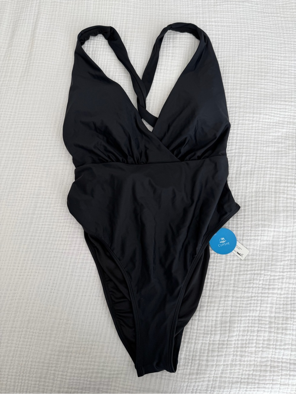 CupShe Black One-Piece Swimsuit XL